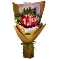 Three Dozen Mixed Colors Roses Bouquet